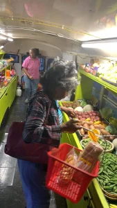The view inside A Better Way Grocer’s mobile market